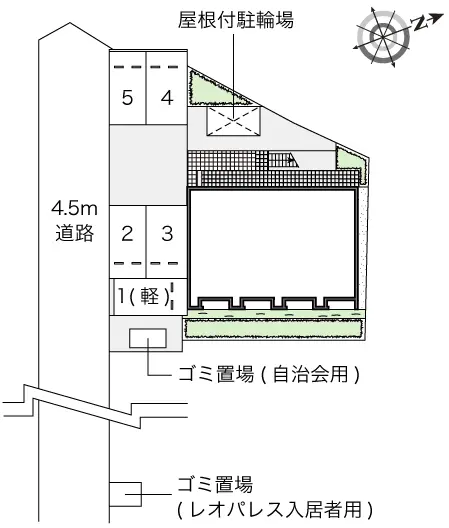 ★手数料０円★箕面市萱野　月極駐車場（LP）